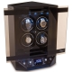 Rapport Templa Ebony Wood 4 Watch Winder Cabinet W300