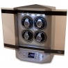 Quad Watch Winder Cabinet W310 Rapport Templa Silver Wood
