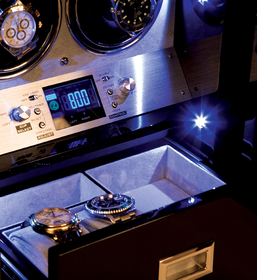 Quad Automatic Watch Winder Safe W634 Rapport Securita