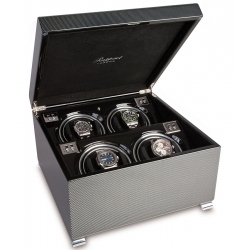 Rapport Vogue Carbon Fiber 4 Watch Winder W374