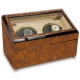 Rapport Optima Walnut Burl 2 Watch Winder W232