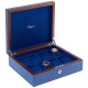 Rapport Heritage Blue Wood 8 Watch Storage Box L401