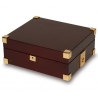 Rapport Captain's Mahogany Wood 8 Watch Storage Box B266