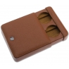 Double Watch Slipcase Travel Box D171 Rapport Brown Leather