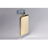 Mens Iced Out Diamond Dog Tag Pendant 14K Yellow Gold 6.52 ct