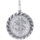 14K White Gold 0.50 ct Diamond Dollar Sign Mens Pendant