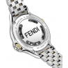 F107124000T06 Fendi Crazy Carats White Dial Two Tone Watch 33mm