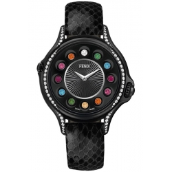 Fendi Crazy Carats Diamond Black 33 mm Watch F110021011C0T05