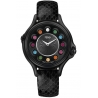 F110021011T05 Fendi Crazy Carats Black Case Leather Watch 33mm