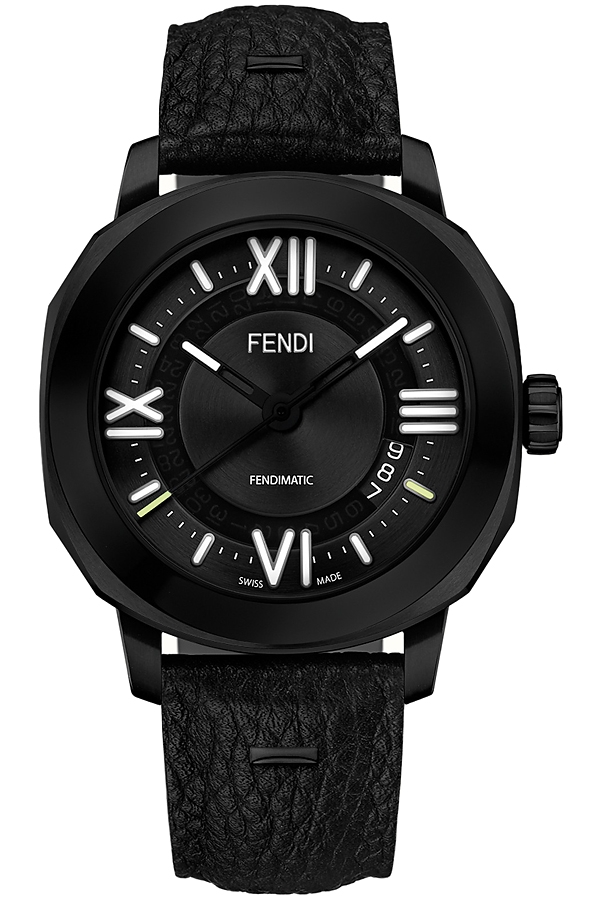 F820011011 Fendi Selleria Automatic Mens Watch Black Edition