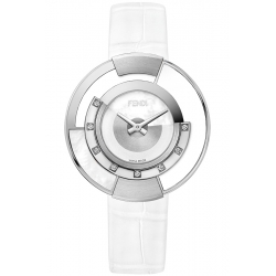 Fendi Policromia White Ceramic Pearl 38 mm Watch F500034541G0