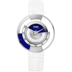 Fendi Policromia White Ceramic Lapis 38 mm Watch F500033541G0