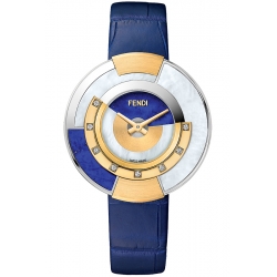 Fendi Policromia 18K Gold Lapis Lazuli 38 mm Watch F511033531G0