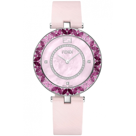 F362037571P3 Fendi My Way Pink Sapphires Diamond Watch 36 mm