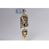 Mens Diamond Jesus Christ Double Pendant 10K Yellow Gold 0.60ct