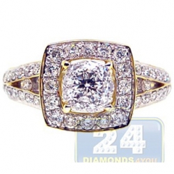 14K Yellow Gold 1.22 ct Diamond Womens Engagement Ring