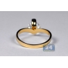 14K Yellow Gold Moving Swarovski Crystal Birthstone Womens Ring