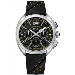 Fendi Momento Chronograph Leather 46 mm Watch F230011011