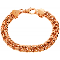 Custom 14K Rose Gold Bismark Mens Bracelet 10 mm Handmade