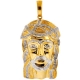 10K Yellow Gold 0.27 ct Diamond Jesus Christ Pendant