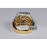 14K Yellow Gold 2.64 ct Diamond Men's Step Ring