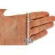 Solid 10K White Gold Miami Cuban Mens Chain 5.7 mm