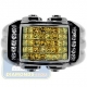 Black PVD 14K Gold 1.34 ct Yellow Princess Cut Diamond Mens Ring
