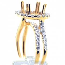 18K Yellow Gold 1.11 ct Diamond Womens Engagement Ring Setting