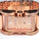 Aqua Master Bycicle 4.35 ct Diamond Mens Rose Gold Watch