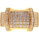 14K Yellow Gold 2.00 ct Diamond Pinky Ring for Men