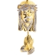 10K Yellow Gold 0.40 ct Diamond Jesus Praying Hands Pendant