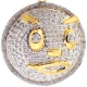 10K Yellow Gold 0.76 ct Diamond Glo Gang Face Pendant
