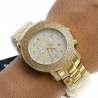 Mens Diamond Yellow Gold Watch Joe Rodeo Junior JJU307 3.30 ct