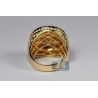 Mens Diamond Round Pinky Ring 14K Yellow Gold 3.80 Carat