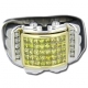 14K White Gold 1.50 ct Yellow Princess Cut Diamond Mens Ring