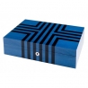 10 Watch Storage Box L440 Rapport London Labyrinth Blue Wood