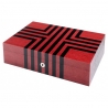 10 Watch Storage Box L444 Rapport London Labyrinth Red Wood