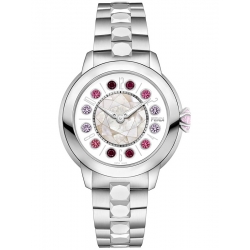 Fendi IShine White Dial Silver Steel 33 mm Watch F121024500T01