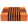 10 Watch Storage Box L443 Rapport London Labyrinth Orange Wood