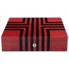 10 Watch Storage Box L444 Rapport London Labyrinth Red Wood