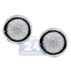 14K White Gold 1.00 ct Diamond Womens Round Stud Earrings