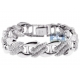 14K White Gold 6.31 ct Diamond Womens Mariner Bracelet