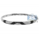14K White Gold 1.80 ct Black Diamond Womens Bangle Bracelet