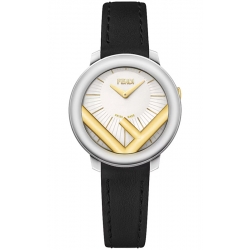 Fendi Run Away 28mm Two Tone White Dial Watch F710124011