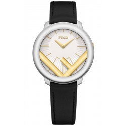 Fendi Run Away 36mm Two Tone White Dial Watch F710134011