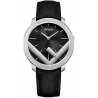 F710011011 Fendi Run Away 41mm Mens Watch Black Dial Steel Case