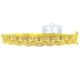 14K Yellow Gold 1.24 ct Diamond Womens Woven Bangle Bracelet