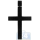 Black PVD 14K Gold 3.87 ct Diamond Classic Cross Pendant