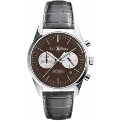 Bell & Ross BR 126 Chrono Officer Brown Watch BRG126-BRN-ST/SCR2