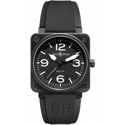 Bell & Ross BR 01-92 Carbon Black 46 mm Watch BR0192-BL-CA
